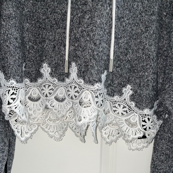 THE KOOPLES SPORT Gray Soft Fleece Set Hooded Top Pull-On Joggers Size 1/2 - Picture 4 of 16